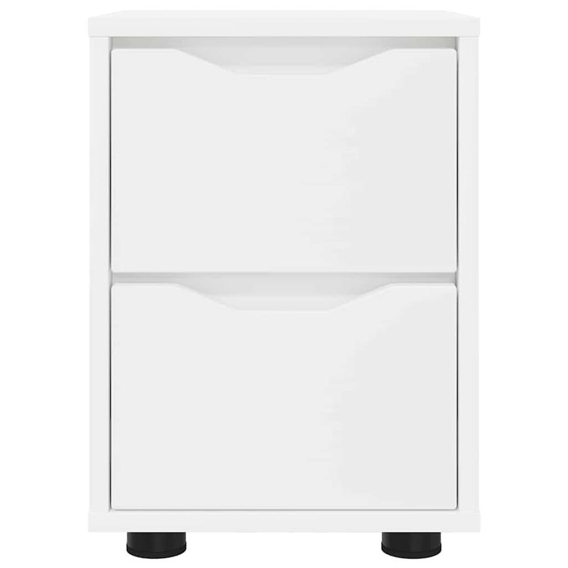 Casa si Gradina - Mobilier - Comode si corpuri - Noptiere - Noptiera cu sertar Alb 30,5 x 30 x 43 cm Lemn compozit - Infinity.ro