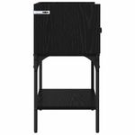Casa si Gradina - Mobilier - Comode si corpuri - Noptiere - Noptiera cu sertar Stejar negru 40 x 29 x 60 cm Lemn compozit - Infinity.ro