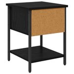 Casa si Gradina - Mobilier - Comode si corpuri - Noptiere - Noptiera cu sertar Stejar Negru 34 x 35,5 x 45 cm Lemn compozit - Infinity.ro
