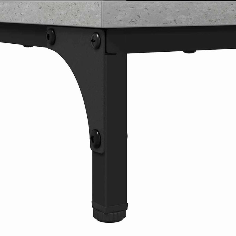 Casa si Gradina - Mobilier - Comode si corpuri - Noptiere - Noptiera cu sertar Gri beton 49 x 36 x 61 cm Lemn compozit - Infinity.ro