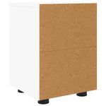 Casa si Gradina - Mobilier - Comode si corpuri - Noptiere - Noptiera cu sertar Alb 30,5 x 30 x 43 cm Lemn compozit - Infinity.ro