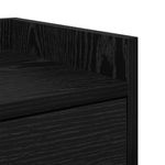 Casa si Gradina - Mobilier - Comode si corpuri - Noptiere - Noptiera cu sertar Stejar negru 40 x 29 x 60 cm Lemn compozit - Infinity.ro
