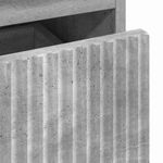 Casa si Gradina - Mobilier - Comode si corpuri - Noptiere - Noptiera cu sertar Gri beton 49 x 36 x 61 cm Lemn compozit - Infinity.ro