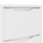 Casa si Gradina - Mobilier - Comode si corpuri - Noptiere - Noptiera cu sertar Alb 30,5 x 30 x 43 cm Lemn compozit - Infinity.ro