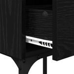 Casa si Gradina - Mobilier - Comode si corpuri - Noptiere - Noptiera cu sertar Stejar negru 40 x 29 x 60 cm Lemn compozit - Infinity.ro