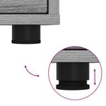 Casa si Gradina - Mobilier - Comode si corpuri - Noptiere - Noptiera cu sertar Gri Sonoma 30,5 x 30 x 43 cm Lemn compozit - Infinity.ro