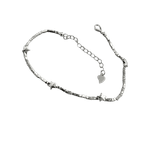 Fashion, accesorii si bijuterii - Femei - Bijuterii femei - Bratari femei - Brățară Reglabilă Diora, model „Silver Stars”, din Argint - Infinity.ro