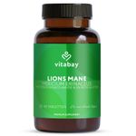 Ingrijire personala si Cosmetice - Sanatate si wellness - Suplimente alimentare - Alte suplimente alimentare - Lions Mane 60.000 mg - 180 Tablete vegane, Vitabay - Infinity.ro