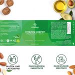 Ingrijire personala si Cosmetice - Sanatate si wellness - Suplimente alimentare - Alte suplimente alimentare - Vitabay Super Vitamina E 600 UI pe doza, doza mare, 200 Capsule vegan - Infinity.ro