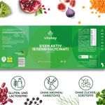 Ingrijire personala si Cosmetice - Sanatate si wellness - Suplimente alimentare - Alte suplimente alimentare - Fier Bisglycinat - 319 mg - 120 Capsule vegane, Vitabay - Infinity.ro