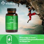 Ingrijire personala si Cosmetice - Sanatate si wellness - Suplimente alimentare - Alte suplimente alimentare - Fier Bisglycinat - 319 mg - 120 Capsule vegane, Vitabay - Infinity.ro