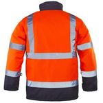 Casa si Gradina - Constructii - Echipamente de lucru - Imbracaminte protectia muncii - Geaca de protectie 4 in 1 reflectorizanta ROADWAY FLUO XL Albastru si portocaliu - Infinity.ro