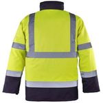 Casa si Gradina - Constructii - Echipamente de lucru - Imbracaminte protectia muncii - Geaca de protectie 4 in 1 reflectorizanta ROADWAY FLUO XXXL Albastru si galben - Infinity.ro