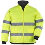 Casa si Gradina - Constructii - Echipamente de lucru - Imbracaminte protectia muncii - Geaca de protectie 4 in 1 reflectorizanta ROADWAY FLUO XXXL Albastru si galben - Infinity.ro