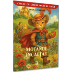 Carti si Birotica - Carti - Carti pentru copii - Basme si povesti - Motanul incaltat - citesc cu litere mari de tipar, Charles Perrault - Infinity.ro