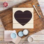 Casa si Gradina - Decoratiuni - DIY - Sabloane decorative pereti - Sablon Perete vopsire, tencuiala 0.7mm Inima model MXSP7453, 500 x 500 mm - Infinity.ro