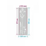 Casa si Gradina - Decoratiuni - DIY - Sabloane decorative pereti - Sablon Perete vopsire, tencuiala model Flori de Pajiste MXSP7655 marime 200 x 590 mm - Infinity.ro