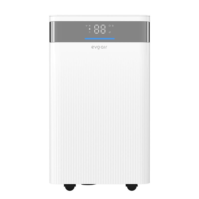Electronice si Electrocasnice - Climatizare si sisteme de incalzire - Aparate filtrare aer - Dezumidificatoare - Dezumidificator Evoair ComfoDry10, 10l/24h, Silentios, Senzor de Umiditate, Uscare Rufe, Lumina Ambientala, Alb - Infinity.ro