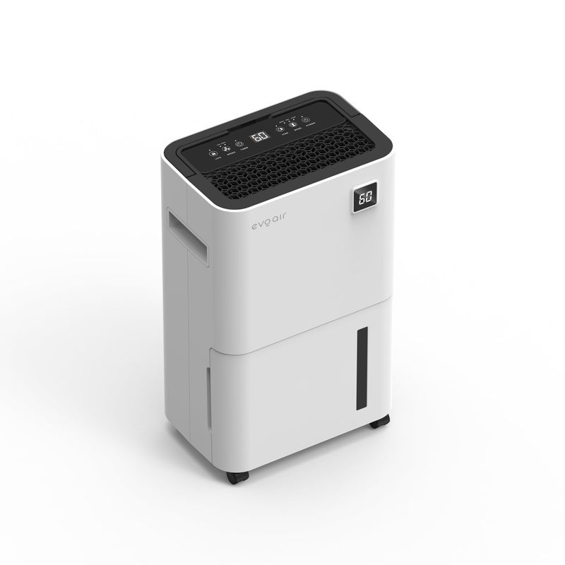 Electronice si Electrocasnice - Climatizare si sisteme de incalzire - Aparate filtrare aer - Dezumidificatoare - Dezumidificator Evoair, OptiDry 20, 20l/24h, Senzor de Umiditate, Functie Memorie, Uscare Rufe, Rezervor 2l, Alb - Infinity.ro