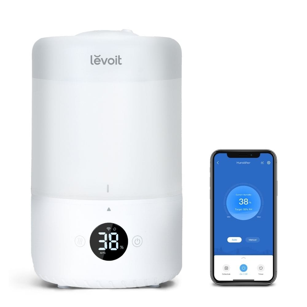 Umidificator de Aer LEVOIT Dual 200S, SMART, WI-FI Ultrasonic, Rezervor 3l, Silentios, Aromaterapie, Functie AUTO
