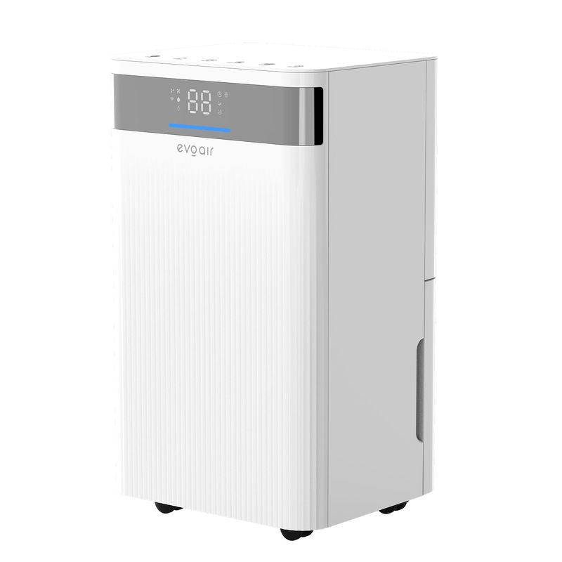 Electronice si Electrocasnice - Climatizare si sisteme de incalzire - Aparate filtrare aer - Dezumidificatoare - Dezumidificator Evoair ComfoDry10, 10l/24h, Silentios, Senzor de Umiditate, Uscare Rufe, Lumina Ambientala, Alb - Infinity.ro