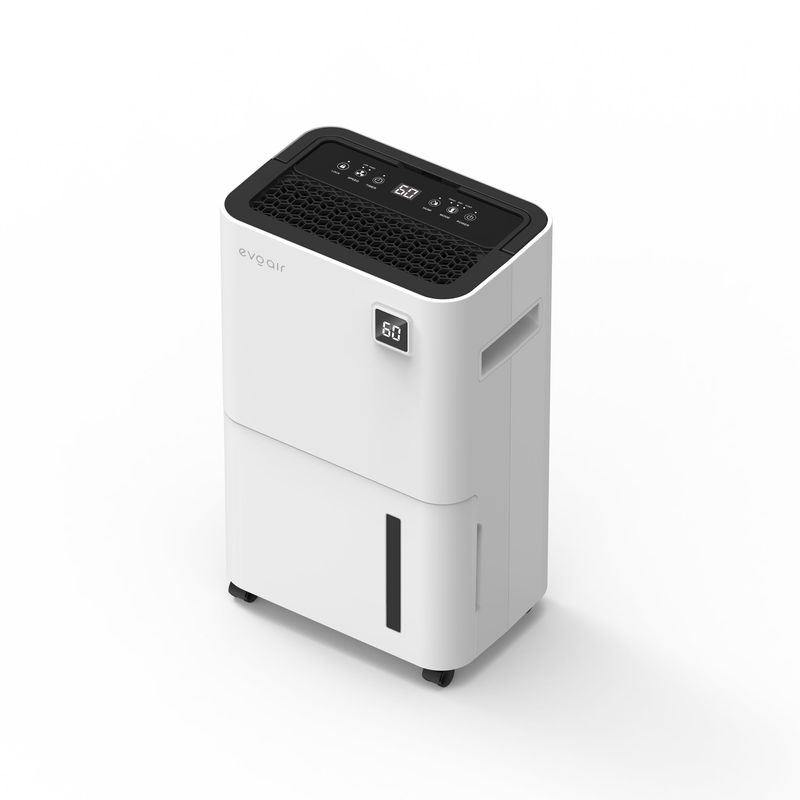 Electronice si Electrocasnice - Climatizare si sisteme de incalzire - Aparate filtrare aer - Dezumidificatoare - Dezumidificator Evoair, OptiDry 20, 20l/24h, Senzor de Umiditate, Functie Memorie, Uscare Rufe, Rezervor 2l, Alb - Infinity.ro