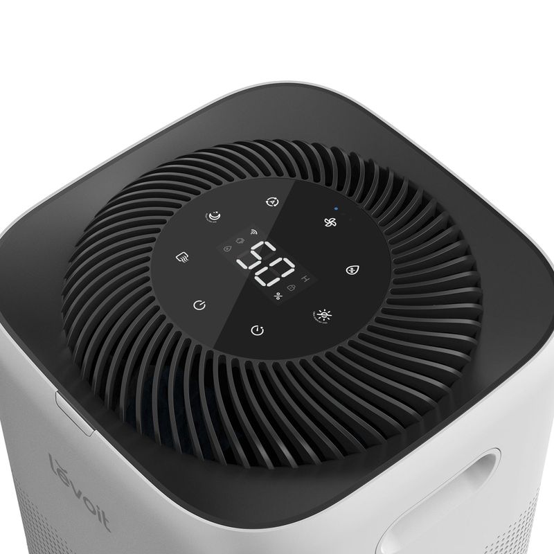 Electronice si Electrocasnice - Climatizare si sisteme de incalzire - Aparate filtrare aer - Umidificatoare - Umidificator de Aer cu Evaporare LEVOIT Superior 6000S Smart, Rezervor 23 litri, Autonomie 72 ore, Control voce - Infinity.ro