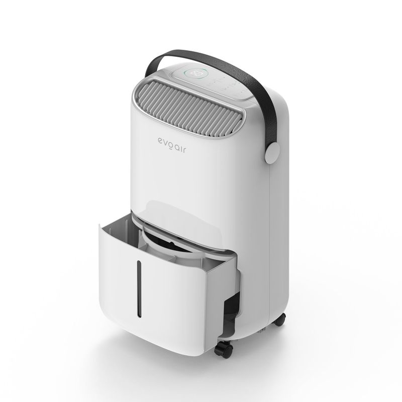 Electronice si Electrocasnice - Climatizare si sisteme de incalzire - Aparate filtrare aer - Dezumidificatoare - Dezumidificator Evoair, NovaDry 12 Smart, 12l/24h, Functie Ionizare, Uscare Rufe, Rezervor 2.5l, Lampa UVC, Curea Neagra - Infinity.ro