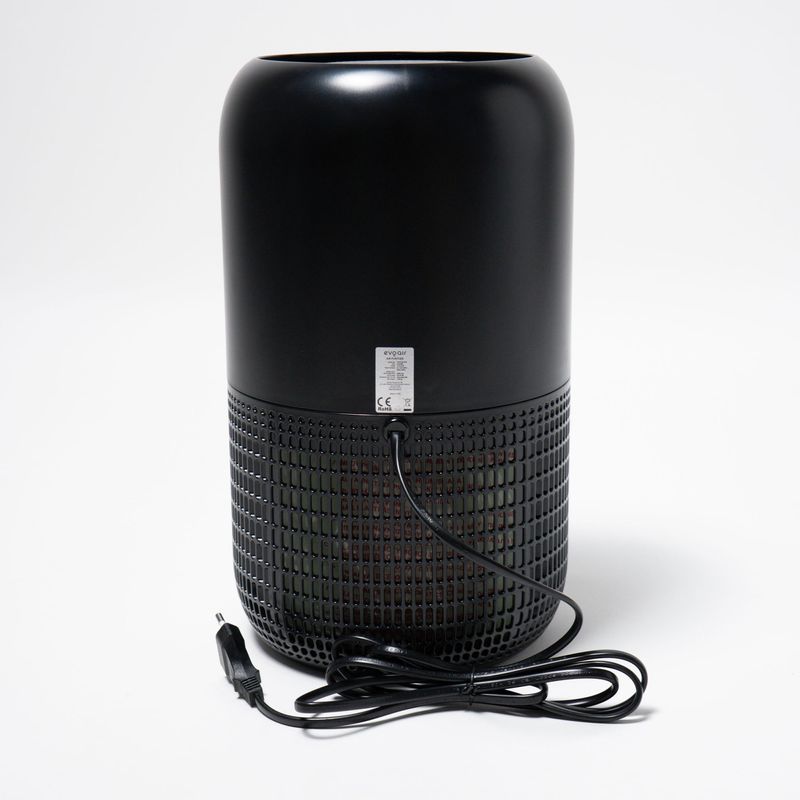 Electronice si Electrocasnice - Climatizare si sisteme de incalzire - Aparate filtrare aer - Purificatoare de aer - Purificator de aer Evoair, Yuvo, Lampa UV-C, True Hepa, Functie Polen/Animale, Mod Noapte, Lumina Ambientala, Negru - Infinity.ro