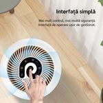 Electronice si Electrocasnice - Climatizare si sisteme de incalzire - Aparate filtrare aer - Purificatoare de aer - Purificator de aer Evoair, YuvoSpin, Lampa UV-C, True Hepa, Functie Polen/Animale, Mod Noapte, Lumina Ambientala, Alb - Infinity.ro