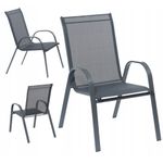 Casa si Gradina - Gradina si terasa - Mobilier exterior - Scaune si sezlonguri gradina - Scaun de gradina Jumi, modern, cu cadru metalic - Infinity.ro