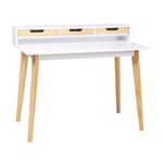 Casa si Gradina - Mobilier - Mese si birouri - Birouri - Birou modern Jumi 110x60x90/75 cm – design scandinav, functionalitate si eleganta naturala - Infinity.ro