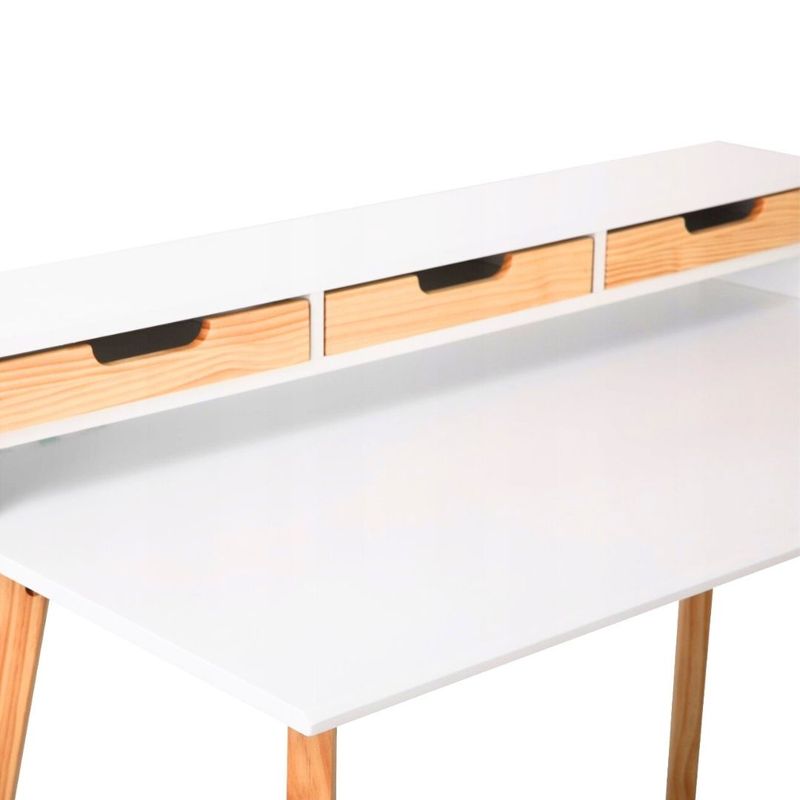 Casa si Gradina - Mobilier - Mese si birouri - Birouri - Birou modern Jumi 110x60x90/75 cm – design scandinav, functionalitate si eleganta naturala - Infinity.ro