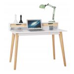 Casa si Gradina - Mobilier - Mese si birouri - Birouri - Birou modern Jumi 110x60x90/75 cm – design scandinav, functionalitate si eleganta naturala - Infinity.ro