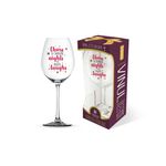 Casa si Gradina - Bucatarie si vesela - Cani si pahare - Pahare - Pahar pentru vin, mesaj amuzant "Cheers to sparkling nights and endless laughs" - Infinity.ro