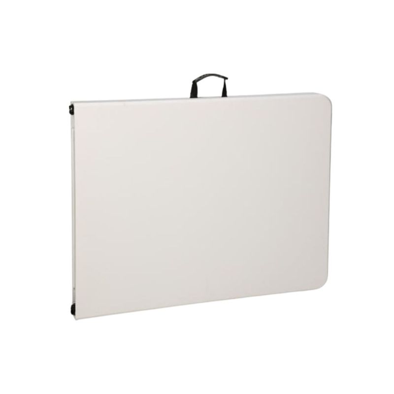Sport si Outdoor - Camping - Mobilier pentru camping - Mese camping - Masa pliabila tip valiza 180 cm, ideala pentru evenimente, camping si gratar – alb, structura metalica rezistenta - Infinity.ro
