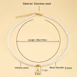 Fashion, accesorii si bijuterii - Femei - Bijuterii femei - Coliere femei - Colier din perle cu litere - Q - Infinity.ro