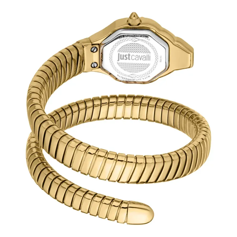 Fashion, accesorii si bijuterii - Femei - Bijuterii femei - Ceasuri femei - Ceas Dama Just Cavalli Signature Brillante Snake JC1L326M0035 - Infinity.ro