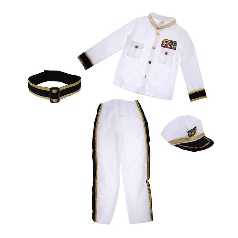 Jucarii, Copii si Bebe - Jucarii si jocuri - Jucarii de rol - Masti si costume copii - Costum capitan de marina KidMania® pentru copii 9-10 ani 130-140 cm - Infinity.ro