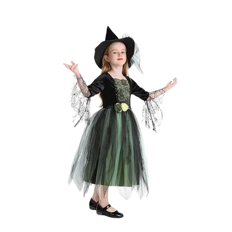 Jucarii, Copii si Bebe - Jucarii si jocuri - Jucarii de rol - Masti si costume copii - Costum vrajitoarea padurii KidMania® pentru fete 7-8 ani 120-130 cm - Infinity.ro