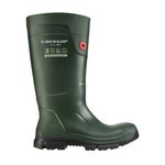 Casa si Gradina - Constructii - Echipamente de lucru - Incaltaminte protectia muncii - Cizme de protectie, DUNLOP, material Purofort, culoare verde, Purofort, TerraPRo 41 - Infinity.ro