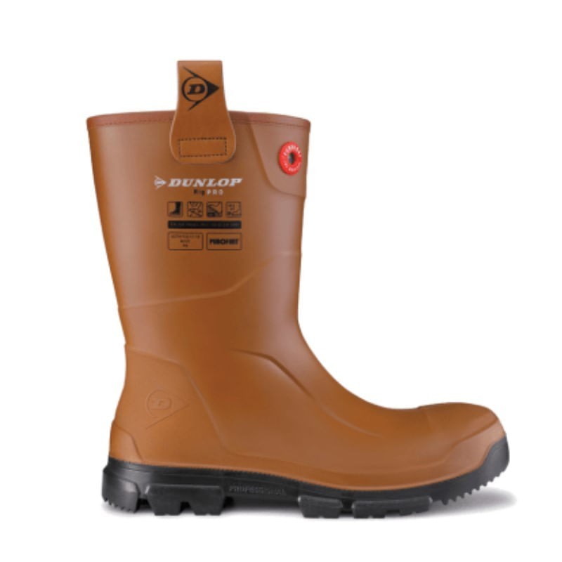 Casa si Gradina - Constructii - Echipamente de lucru - Incaltaminte protectia muncii - Cizme imblanite, Dunlop, Purofort RigPro, S5, bombeu metalic 38 - Infinity.ro