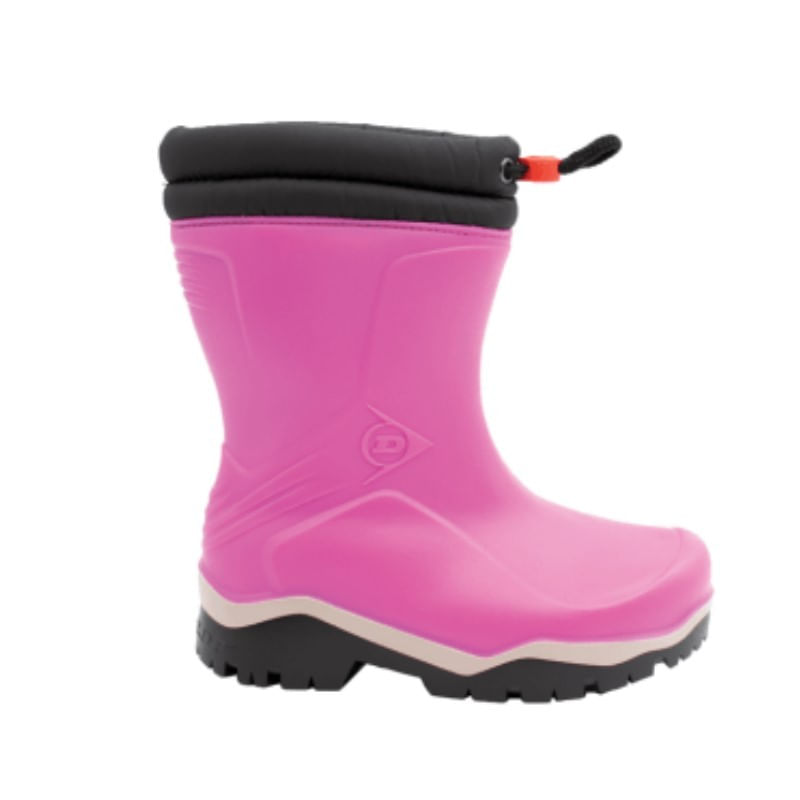 Fashion, accesorii si bijuterii - Copii - Incaltaminte copii - Ghete si cizme copii - Cizme imblanite pentru copii, Dunlop Kids Blizzard Roz 32 - Infinity.ro