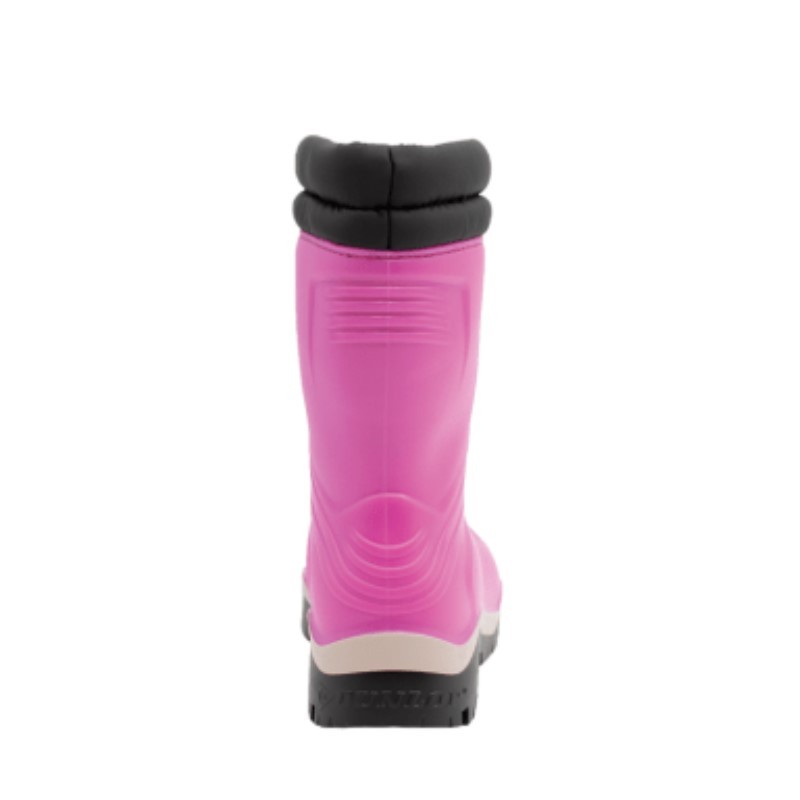 Fashion, accesorii si bijuterii - Copii - Incaltaminte copii - Ghete si cizme copii - Cizme imblanite pentru copii, Dunlop Kids Blizzard Roz 32 - Infinity.ro