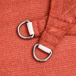 Casa si Gradina - Gradina si terasa - Umbrele si pavilioane - Umbrele - Panza parasolar, teracota, 4x5x5m, HDPE, 160 g/m², triunghiular - Infinity.ro