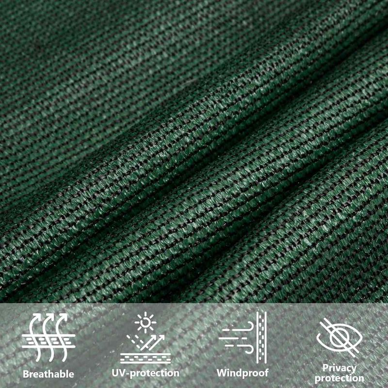 Casa si Gradina - Gradina si terasa - Umbrele si pavilioane - Umbrele - Panza parasolar, verde deschis, 5x7x7 m, HDPE, 160 g/m² - Infinity.ro