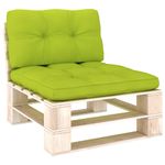 Casa si Gradina - Gradina si terasa - Mobilier exterior - Perne decorative exterior - Perne de paleti, 2 buc, verde aprins, material textil - Infinity.ro