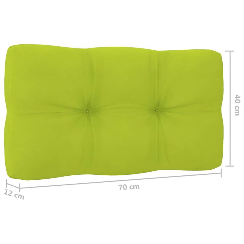 Casa si Gradina - Gradina si terasa - Mobilier exterior - Perne decorative exterior - Perne de paleti, 2 buc, verde aprins, material textil - Infinity.ro