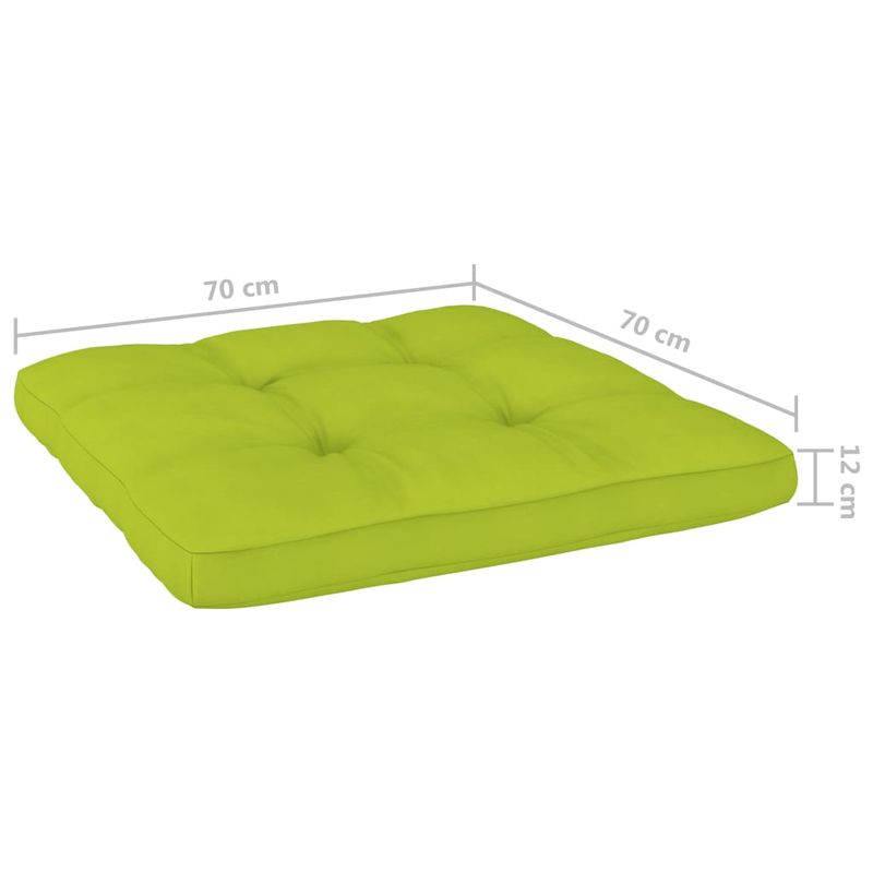 Casa si Gradina - Gradina si terasa - Mobilier exterior - Perne decorative exterior - Perne de paleti, 2 buc, verde aprins, material textil - Infinity.ro