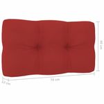 Casa si Gradina - Gradina si terasa - Mobilier exterior - Perne decorative exterior - Perne de paleti, 2 buc. rosu, material textil - Infinity.ro